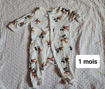 Pyjama coton mickey 1 mois