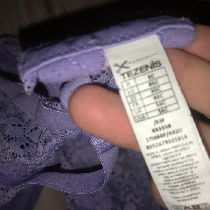 soutien gorge violet tezenis 90C - photo numéro 3