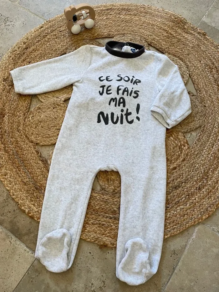 Pyjama velours 18 mois