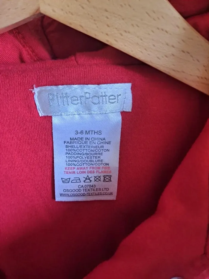 Combinaison garçon 3-6 mois comme neuve mi saison Pitter Patter - photo numéro 4