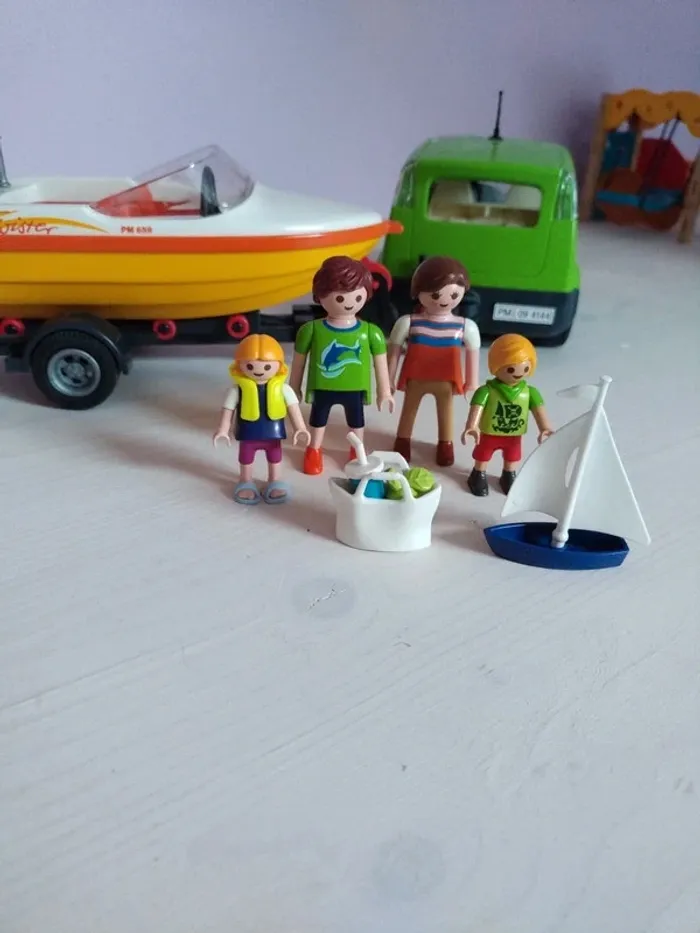 Ensemble Family Bateau + Voiture Playmobil - photo numéro 3