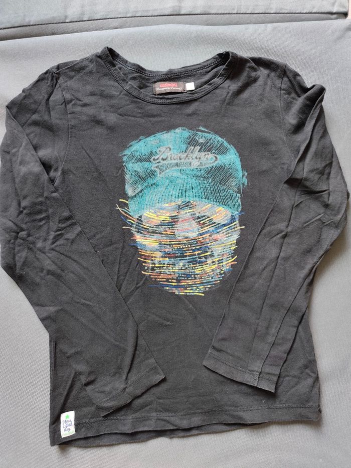 T-shirt ML noir Catimini 🎮 Taille 10 ans