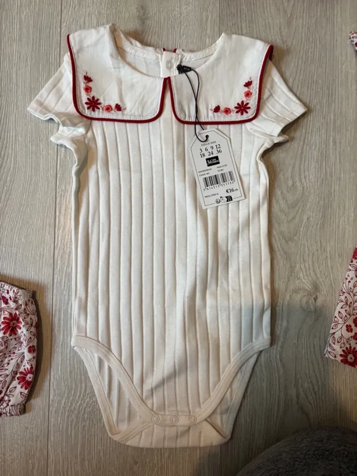 Lot 7 pièces d’ensemble taille 24/36 mois sergent major - photo numéro 8