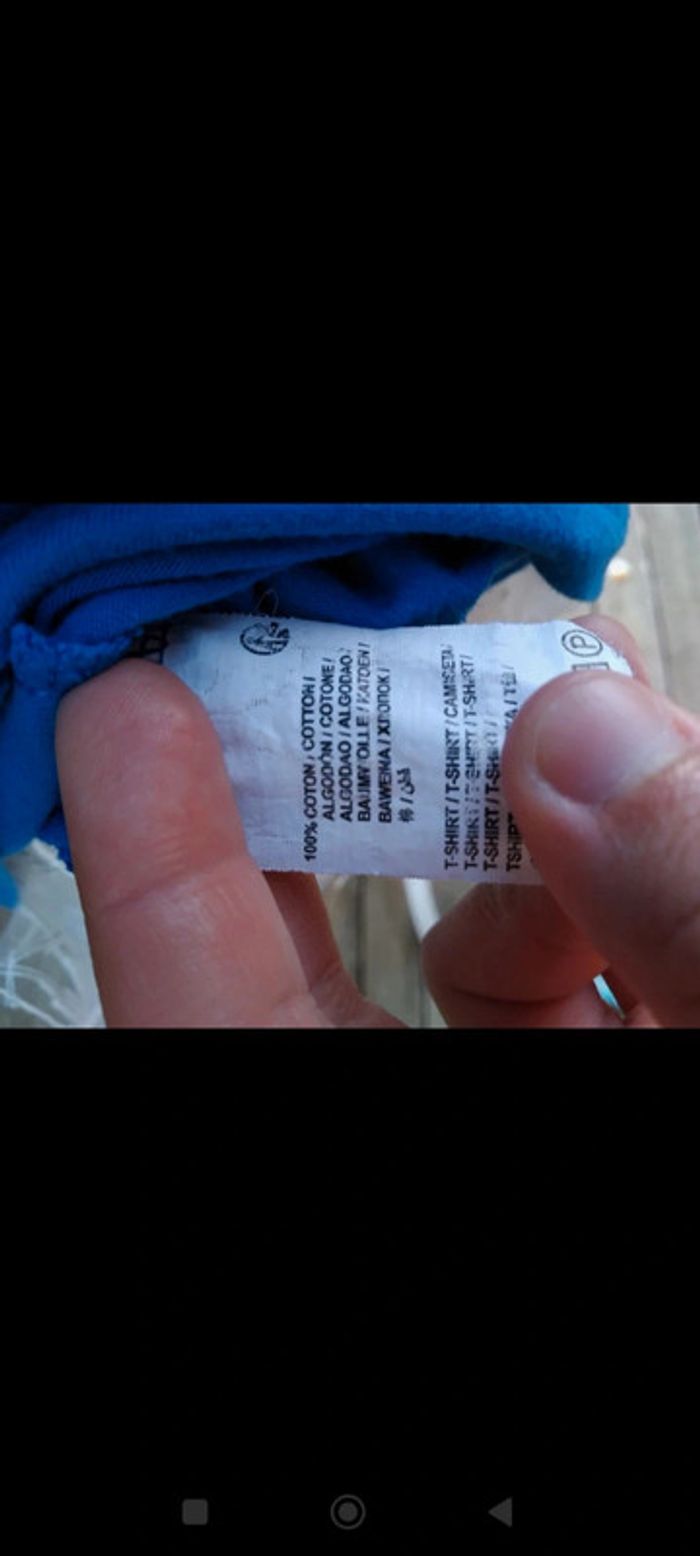 T shirt homme taille S 
Couleur bleu 🔵 
Los Angeles - photo numéro 4