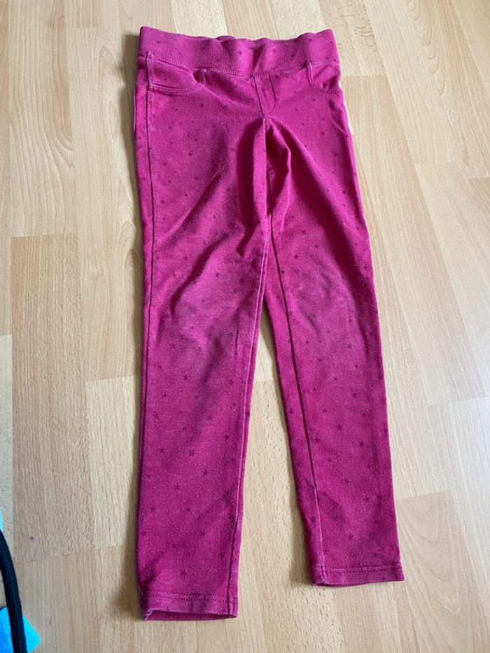 Pantalon Jegging fuchsia Okaidi Taille 5 ans