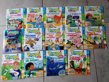 Youpi magazine de juillet 2022 a août 2023 soit 14 mensuels