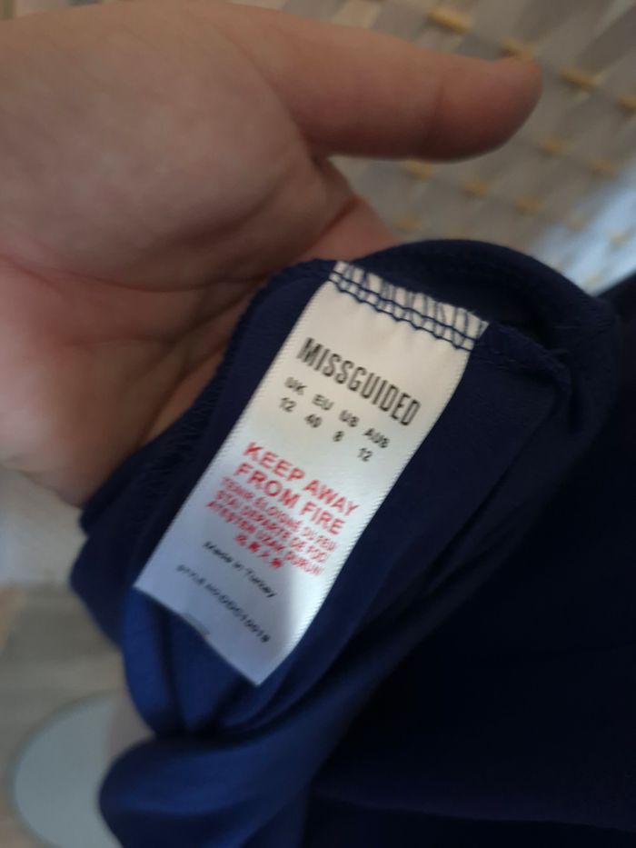 Jolie robe trapèze bleue Missguided femme T40 - photo numéro 9