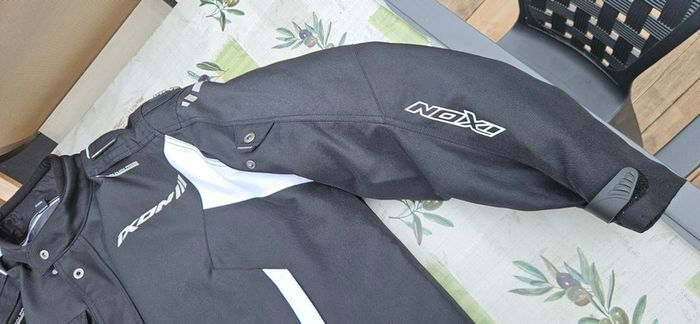 Veste de moto en tissu Ixon Shiroki HP noir / blanc - photo numéro 18