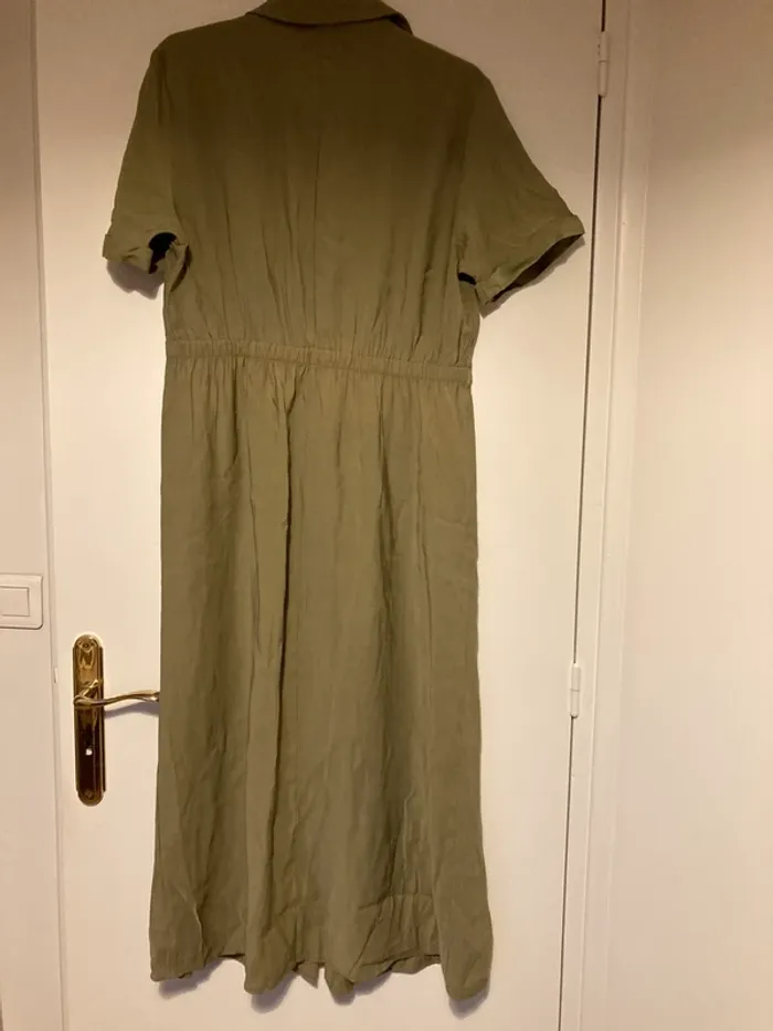 Robe longue type saharienne An’ge kaki - photo numéro 10