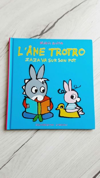 Livre enfant L'âne Trotro Zaza va sur son pot, Gallimard comme neuf