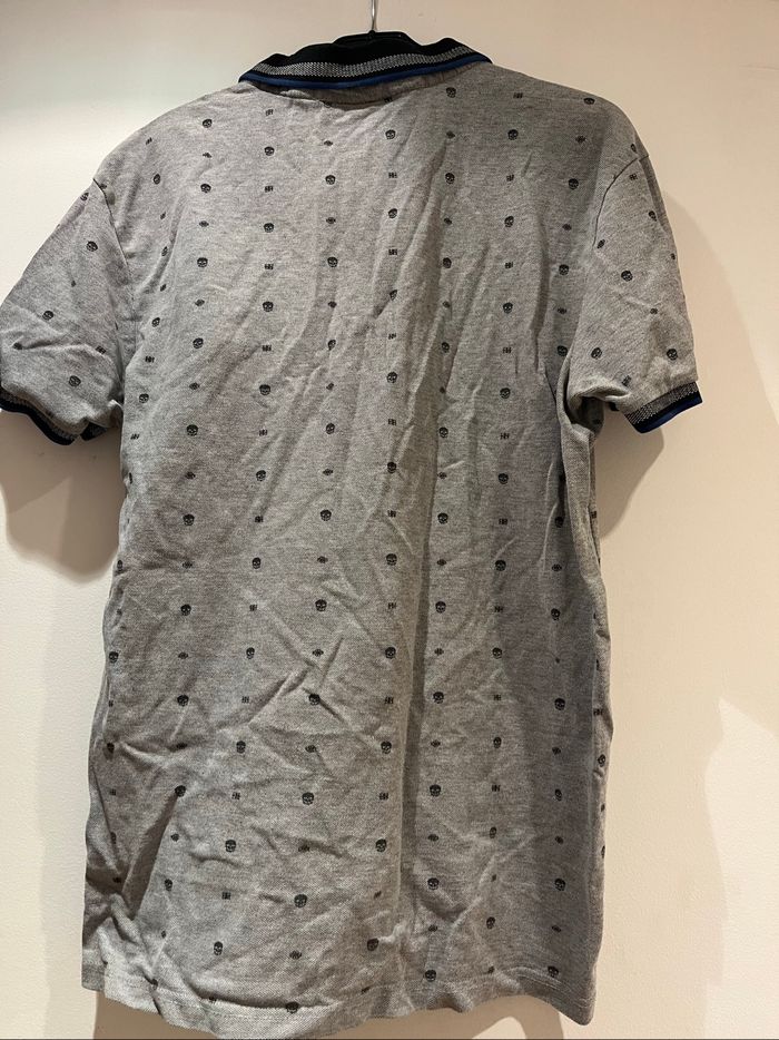 Polo Kaporal gris tête de mort - photo numéro 3