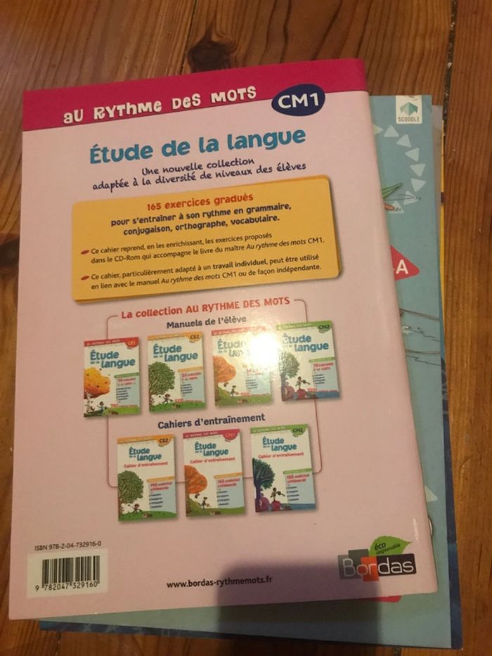 Étude de la langue cahier d’entraînement CM1 bordas - photo numéro 7