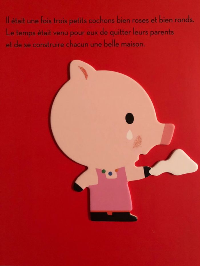 Livre à formes Les trois petits cochons Éditions Milan 2+ - photo numéro 3