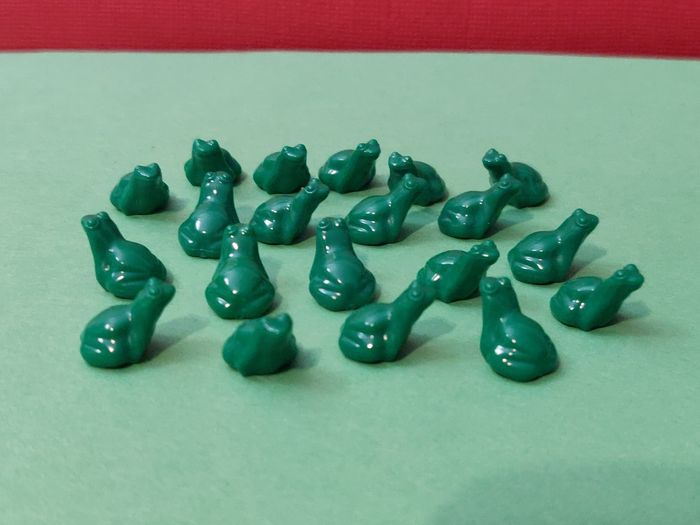 Lot 20 grenouilles vertes Lego - en parfait état - vrai Lego