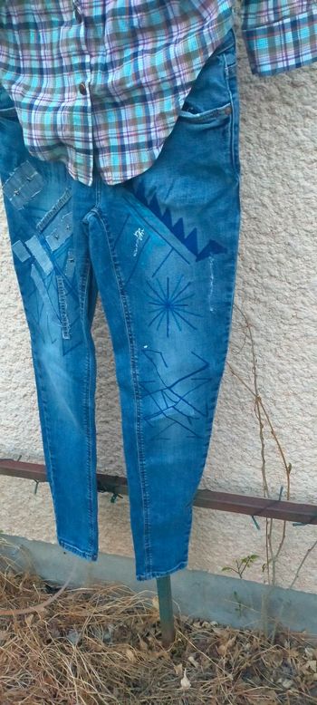 Jean slim bleu original unique