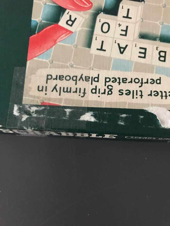 Jeu de lettre travel Scrabble jeux spear version anglaise - photo numéro 4