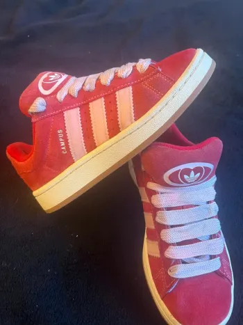 Adidas Campus 00s Model better scarlet clear pink cloud White taille 36 2/3