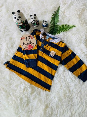 Polo manches longues Tex garçon 12m