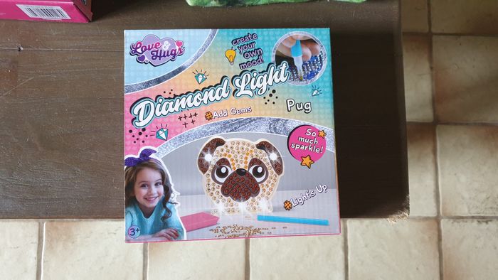 Cadre carlin diamants neuf diamant painting