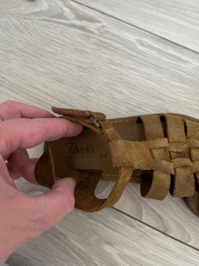 Sandales Zara cuir et daim B - photo numéro 3