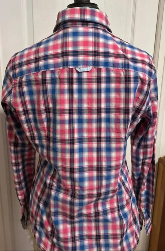 Chemise Saint James à carreaux taille 42 - photo numéro 3