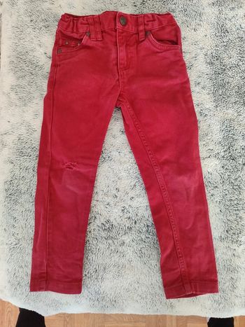 Jean rouge DPAM 4 ans