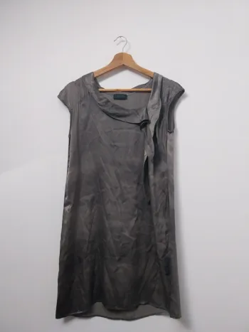 Robe en soie grise Ikks 36