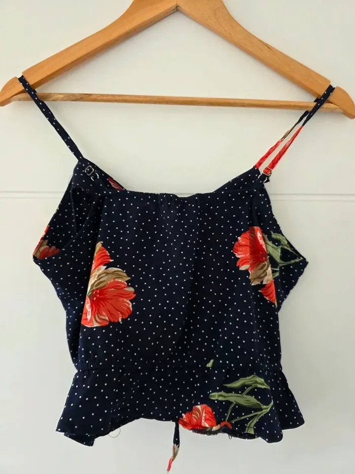 Crop top à fleur - photo numéro 4