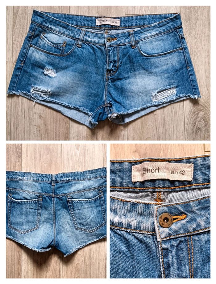 Short en jean used Mim T. 42 - photo numéro 2