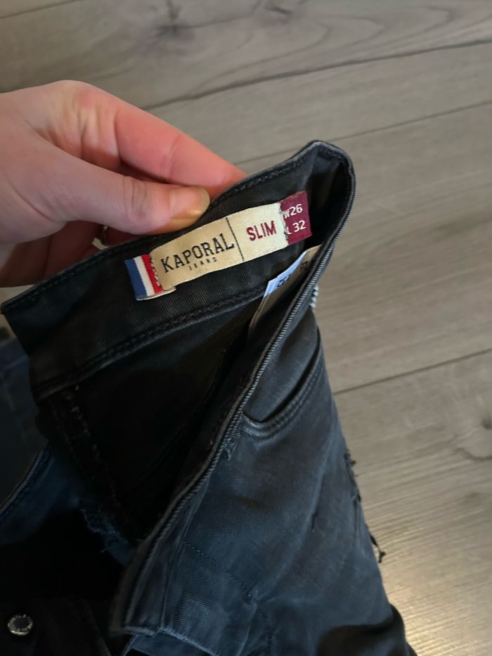 Jeans noir kaporal - photo numéro 7