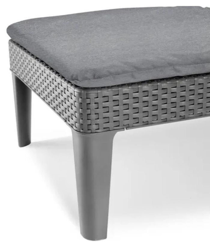 Neuf + livraison offerte 2 Transats + coussins en résine, imitation rotin tressé - photo numéro 5