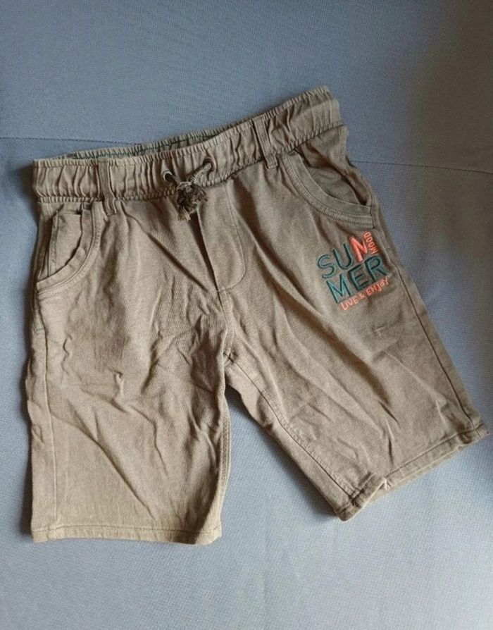 Short en coton Kaki - photo numéro 2