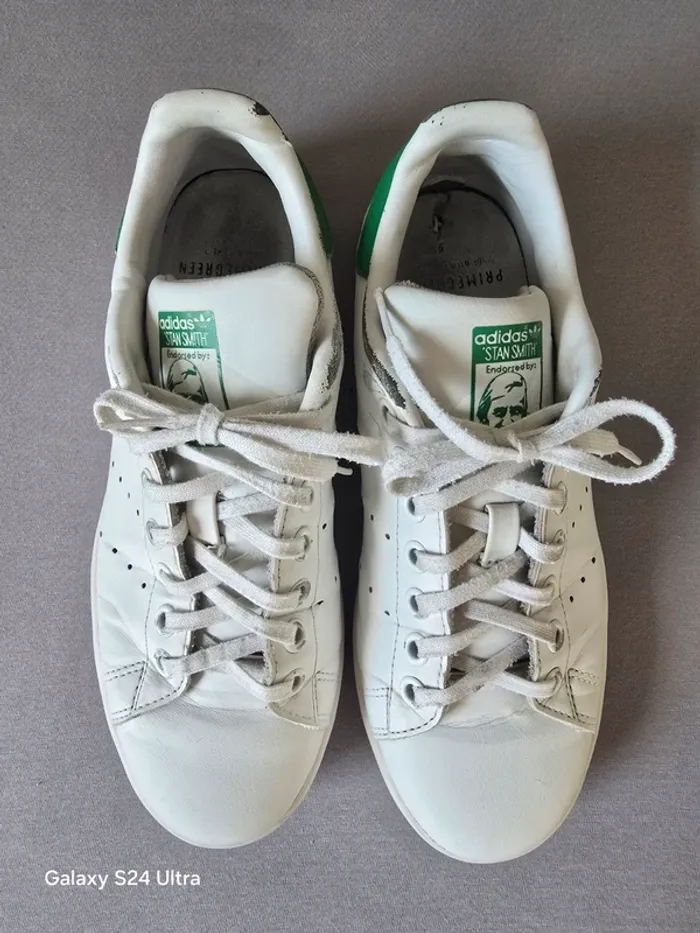 Adidas Stan Smith Verte - Taille 38 - Bon état - photo numéro 3