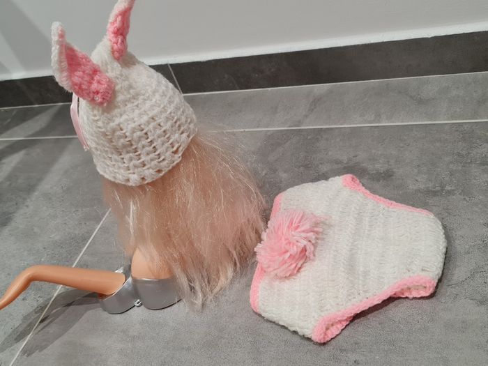 Costume déguisement lapin 1 6 - 12 mois - photo numéro 2