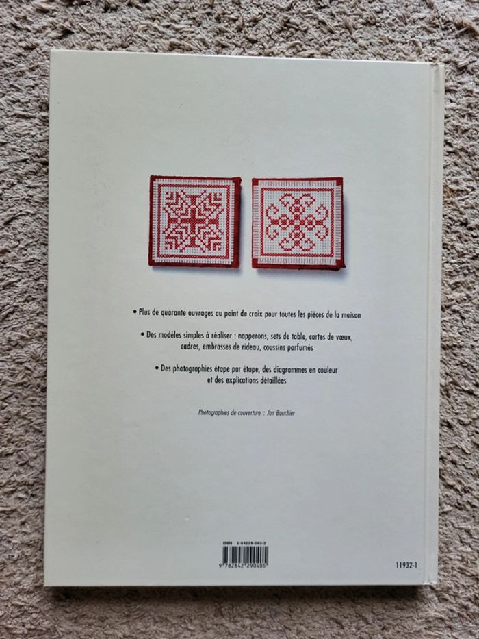 Lot de 2 livres de créations au point de croix DMC - Parfait état - photo numéro 14