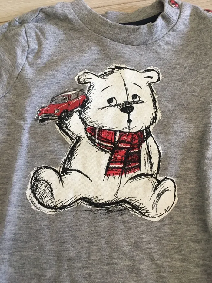 T-shirt manches longues 9 mois Chicco - photo numéro 2