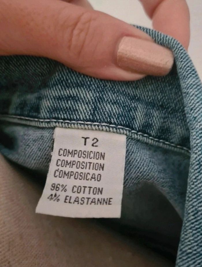 Très belle veste en jean taille 2 - photo numéro 8