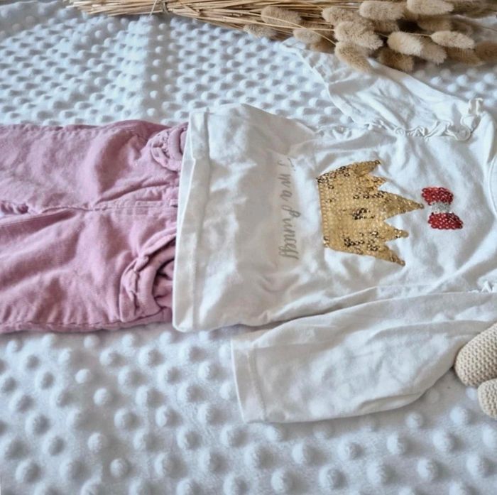 Petit ensemble fille 6 mois - photo numéro 2