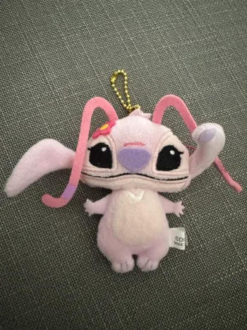 Mini peluche Keychain stitch ( Angel )