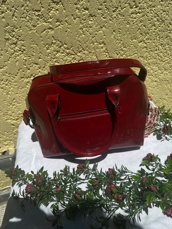 🌸Sac à main / bandoulière bordeaux – GEMO🌸 - photo numéro 4