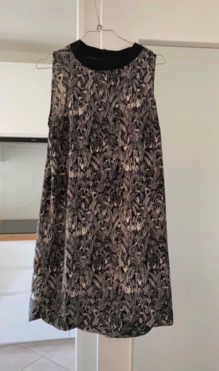 Robe midi noir Monoprix 40