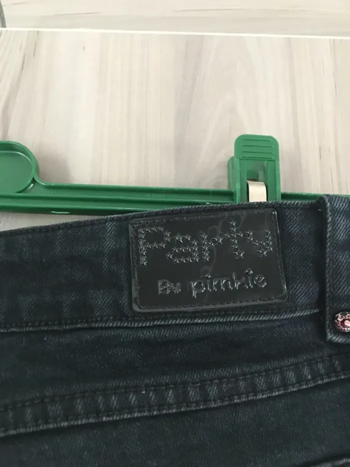 Pantalon jean noir Pimkie coupe droite taille M - photo numéro 7