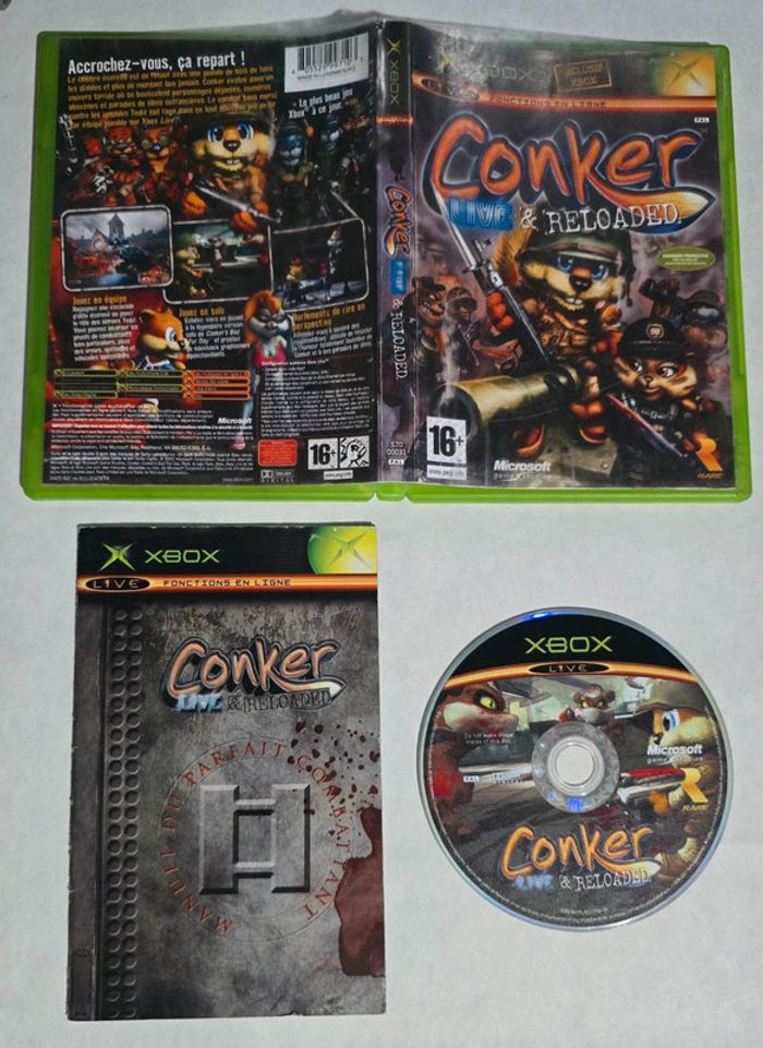 Jeu xbox conker live and reloaded VF