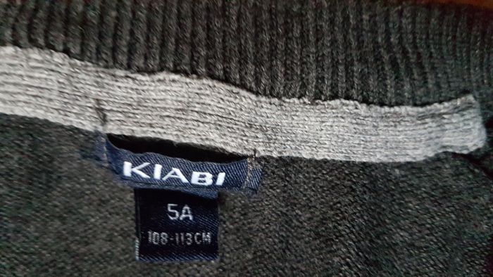 Gilet zippé garçon 5 ans gris Kiabi - photo numéro 3