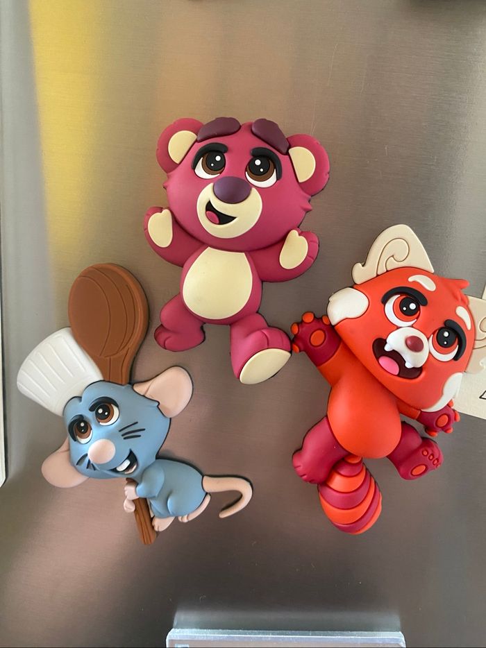 Lot 3 aimants Naif Disneyland Paris