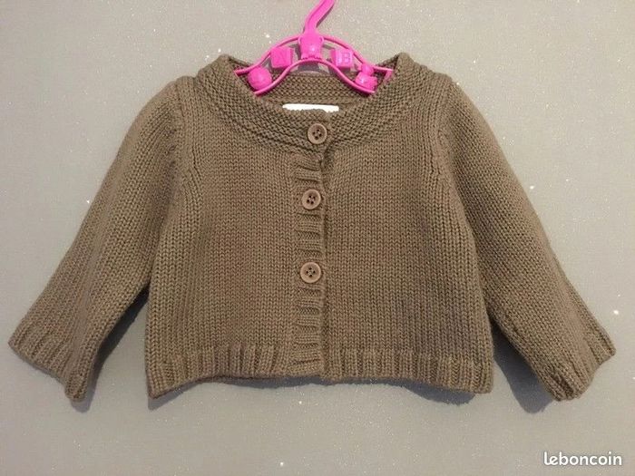 Gilet/Pull Vertbaudet 9-12 mois - 74 cm