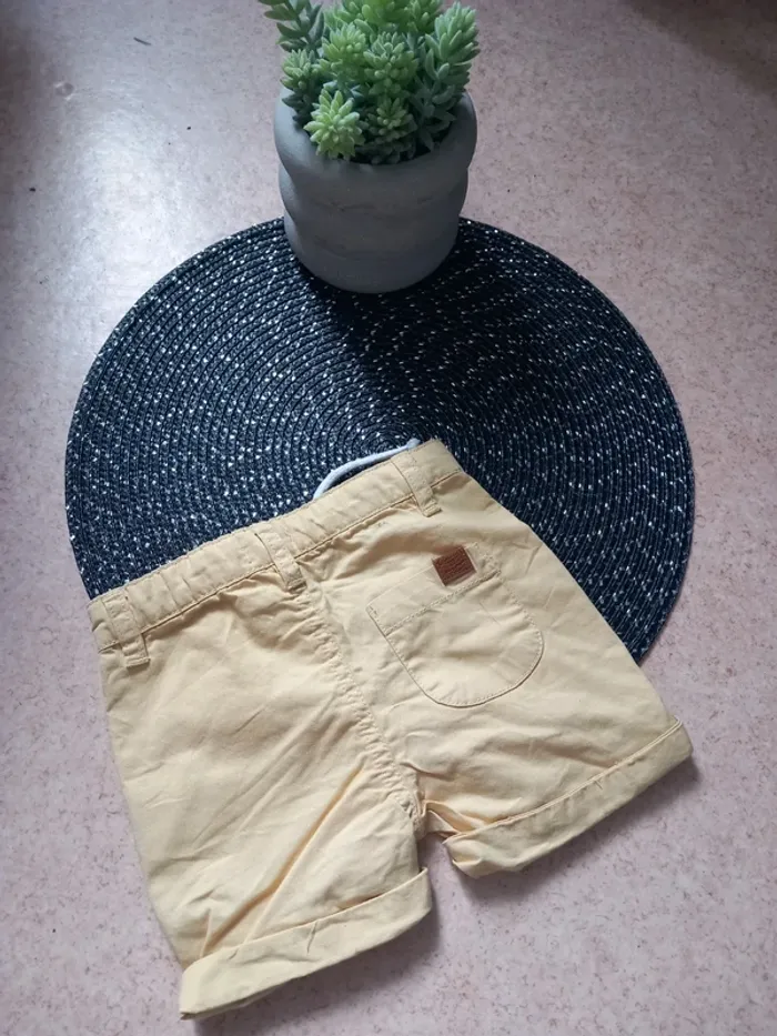 Short jaune bébé – Gémo – 12 mois - photo numéro 3
