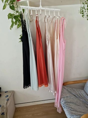 Lot 6 Nuisette fond de robe vintage
