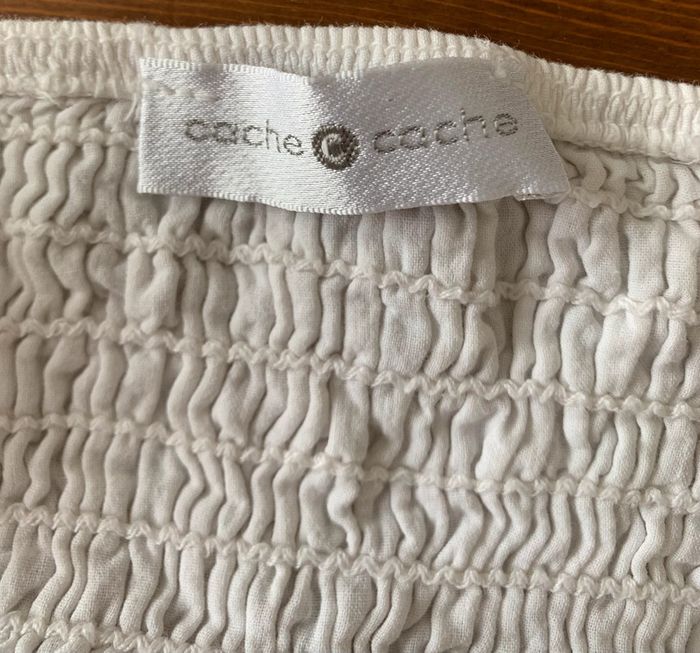 Robe bustier blanche cache-cache T38 - photo numéro 6