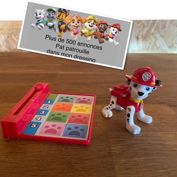 Idée cadeau 🎁 Action pack pup Back flip Marcus avec sa plateforme de la Pat Patrouille